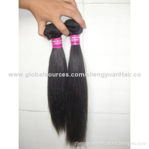 Hot Sale Brazilian Unprocessed Virgin Human Hair, Straight, Undyed Natural Color, 8 to 30" Wholesale